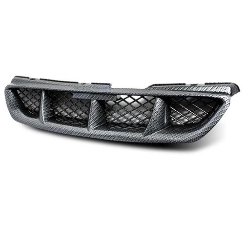 1998-2000 honda accord 2dr coupe mu-ver. 2 abs front grill  carbon style