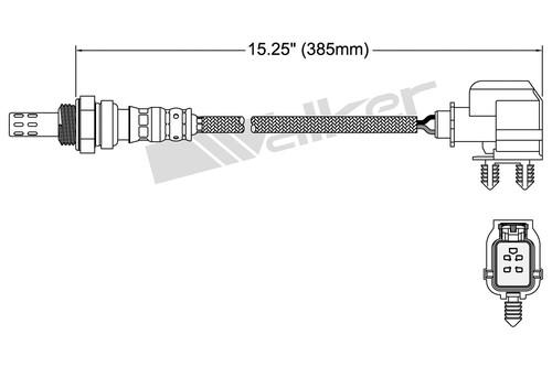 Walker products 250-24294 oxygen sensor