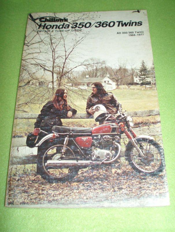 Vintage honda cb350 cl350 sl350 cb360 cl360 shop manual 1968-1977 nice