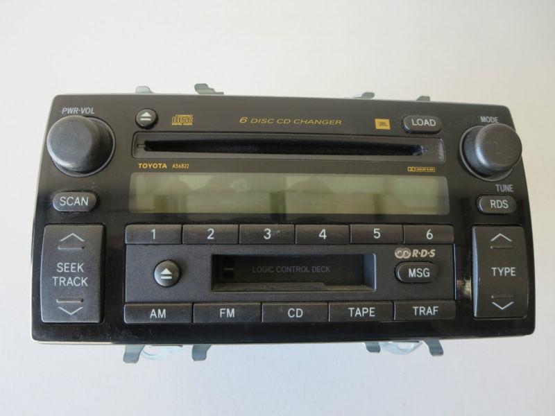 Toyota jbl cd cassettetape radio 6 cd changer 04 - 06 camry 20 pins premium