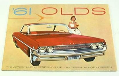 1961 61 oldsmobile brochure classic 98 f-85 dynamic 88