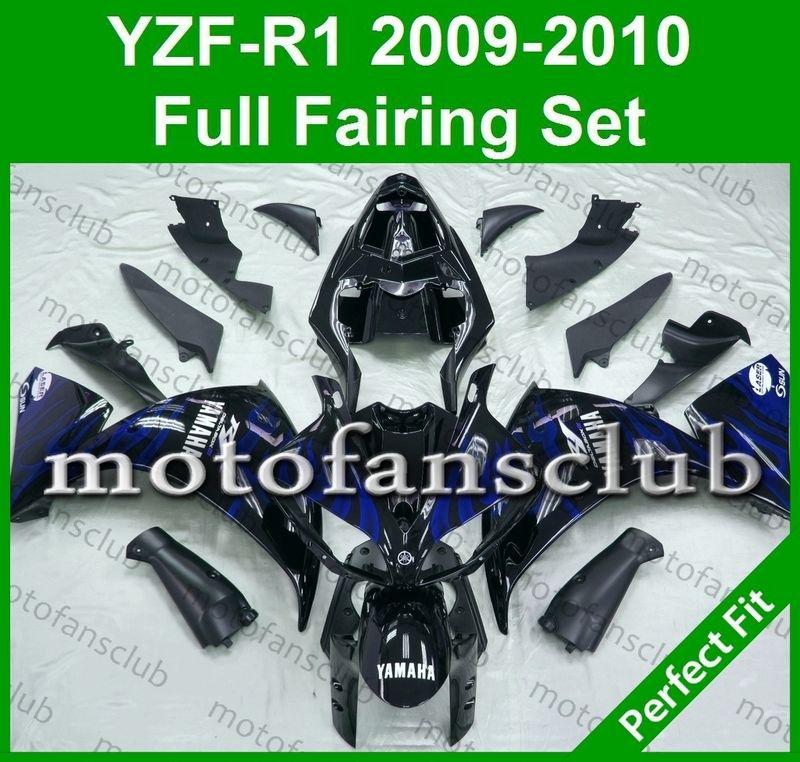 Fit yamaha yzf r1 09 10 yzfr1 2009 2010 1000 fairing bodywork plastics #11 c