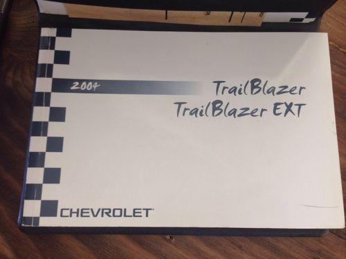 2004 chevrolet trailblazer ext owners manual