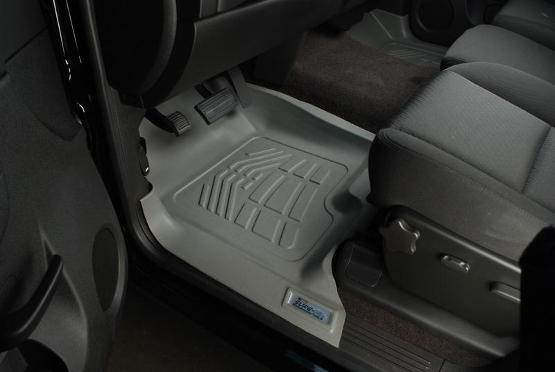 Cadillac escalade 2007 - 2013 sure-fit floor mats liners front gray