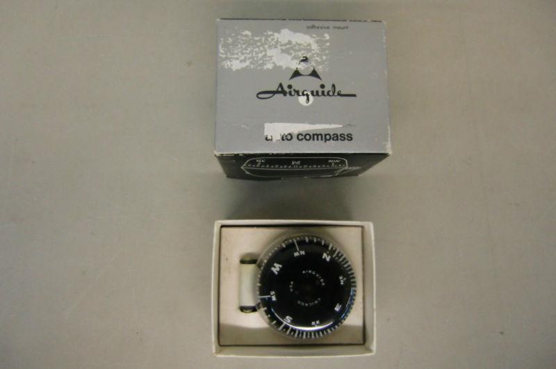 Vintage airguide marine-auto compass in box nos air guide model 65 accessory 