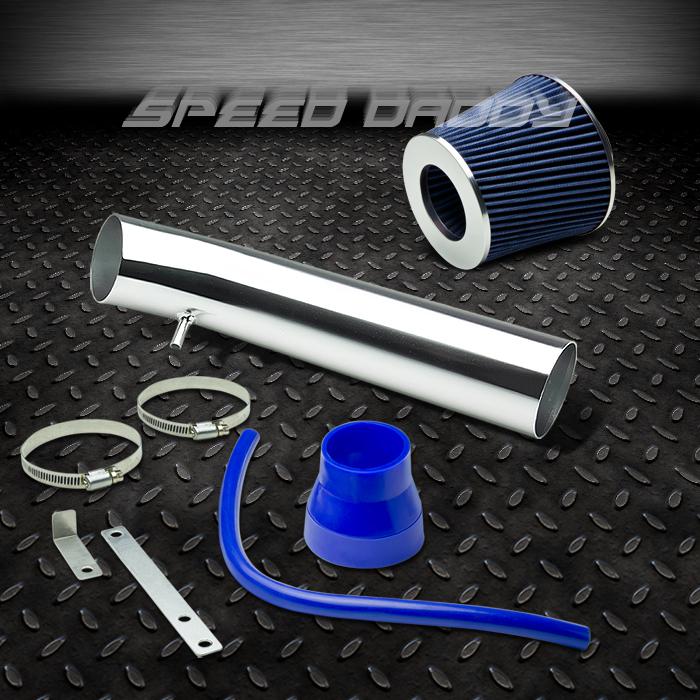 Short ram air intake induction+blue 2-layer filter kit 92-95 civic eg1 eg2 eh ej