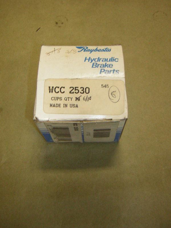 Raybestos wcc2530  5/8" wheel cylinder cups box of (10) nos vintage cars new 