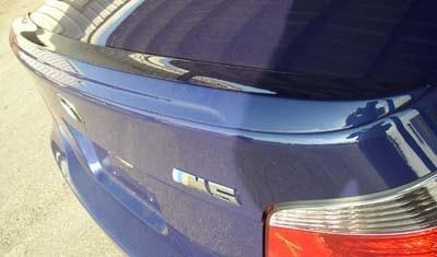 2004-2009 bmw 5 series e60 m5 style rear trunk lip spoiler (unpainted) "new"