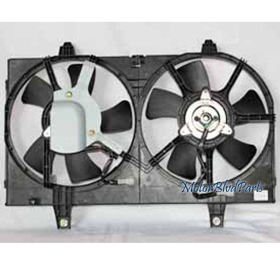 00-01 maxima tyc replacement radiator condenser cooling fan assembly 620360