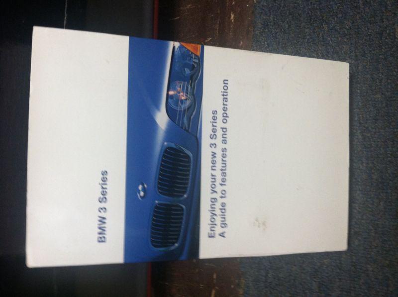 2000 bmw 3 series a guide to features and operation **original**