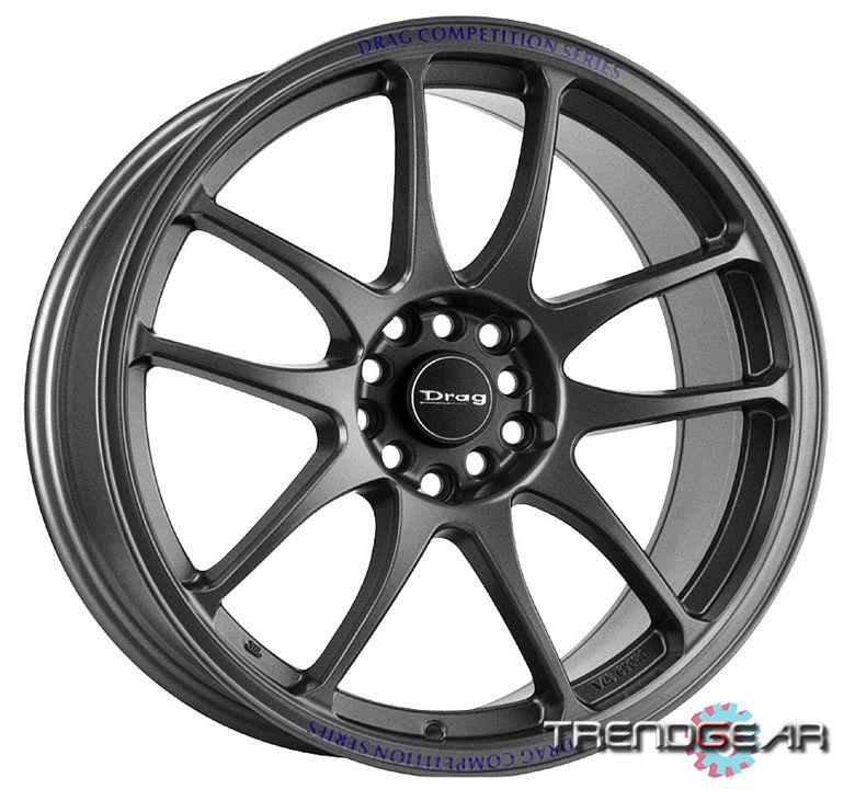 15 drag dr31 gun metal 4 wheel rim ford escort scion xa