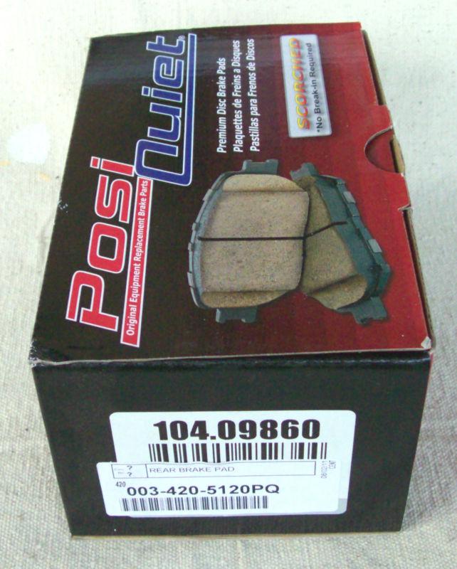 Centric parts 104.09860 - rear disc brake pad set