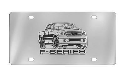 Ford genuine license plate factory custom accessory for f series style 1