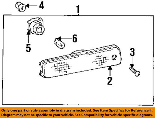 Toyota oem 8173020230 marker lamp