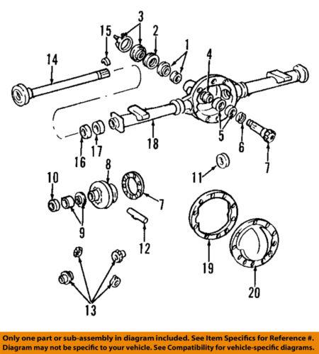 Gm oem 12479020 axle housing-differential cover gasket