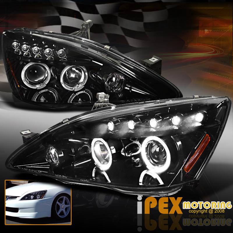 Accord : special titanium black finish headlights w/projector, led light & halo