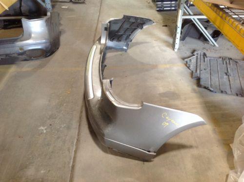 09 porsche cayenne rear bumper cover silver