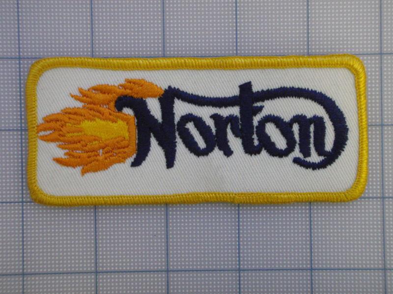 Vintage norton  patch 70s-80s biker motorcycle motocross birtbike small