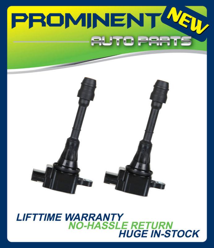 Set of 2 new ignition coil on plug pack 02-06 nissan 2.5l l4 altima sentra uf350