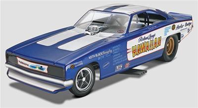 Model car revell monogram 1969 dodge charger nhra funny car hawaiian 1:25 scale