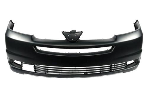 Replace to1000271c - 04-05 toyota sienna front bumper cover factory oe style