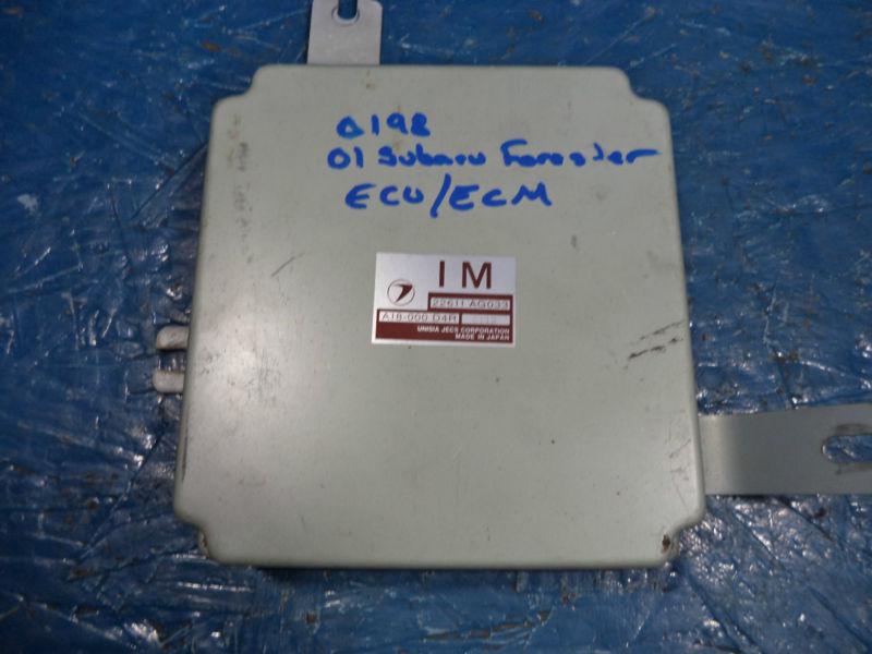 2001-02 subaru forester 2.5l 4 cyl engine control module oem ecm ecu a18-000 d4r