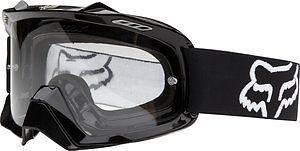 Fox racing airspc 2014 mx/offroad goggle polished black/clear lens