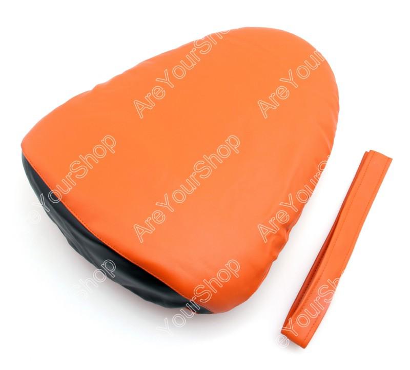 Rear pu leather seat cowl cover pillon suzuki gsxr1000 2007-2008 k7 orange