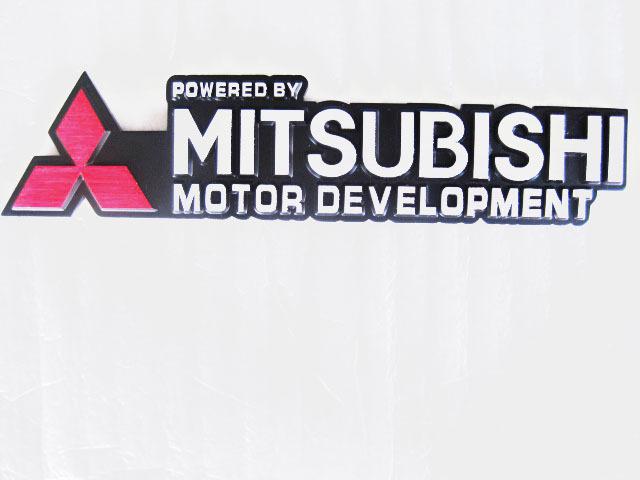 Mitsubishi lancer evolution i ii iv v vi logo emblem sticker 