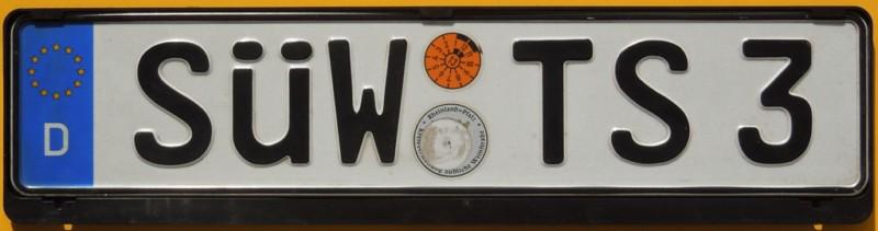 German euro license plate volkswagen frame touareg bus beetle vdub gdi jetta mk4