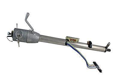 Flaming river steering column tilt stainless 33.00" len column shift universal