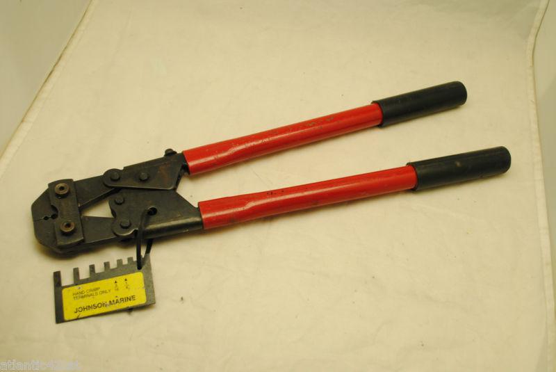 Johnson lever style lifeline crimp hand swaging tool #53-215 for 1/8" & 3/16"