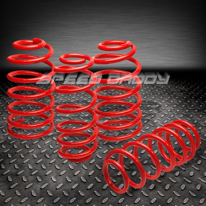 2" drop suspension lowering springs/spring jdm 03-08 mazda 6 i/s/mazdaspeed6 red