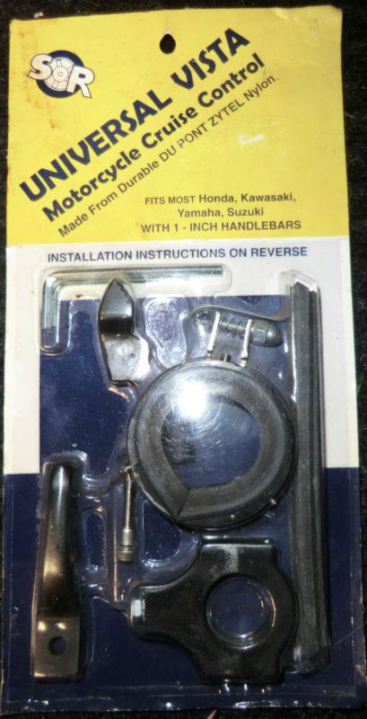 *brand new* sr universal vista motorcycle cruise control fits 1" handlebars