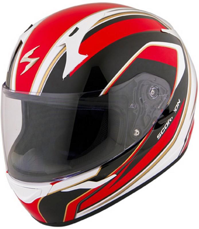 Scorpion exo-r410 incline street helmet - red - xs