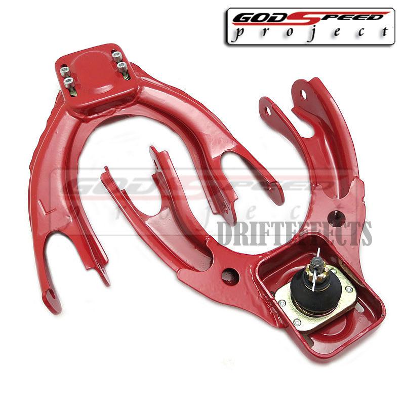 Red jdm civic integra del sol eg dc2 adjustable front upper a-arm upper camber