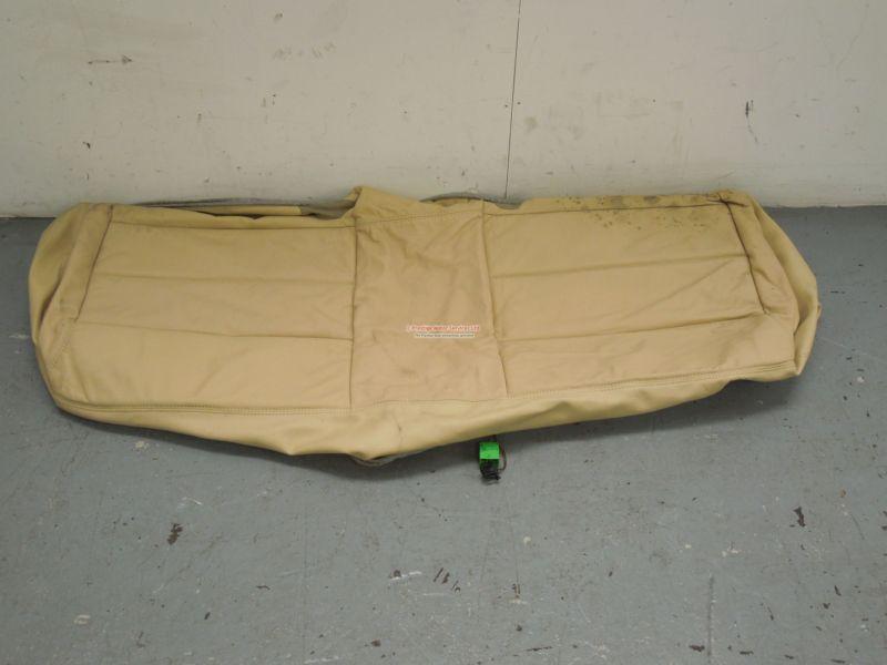 Vw passat 2001-2005 cream leather rear seat bench cover heated  3b0885405ct