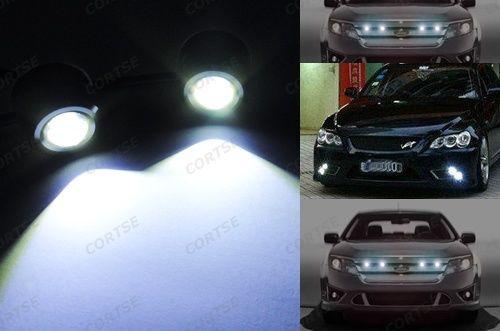 2x xenon white 3w led eagle eye under car body kit drl parking backup fog light