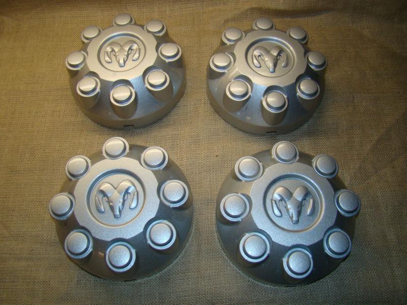 03-12 dodge ram 2500 3500 8 lug center cap hubcap set oem