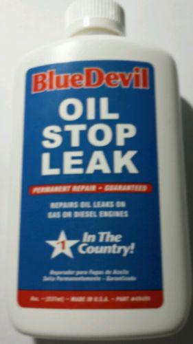 Engine oil stop leak blue devil 8oz permanently seals leaks free shipping