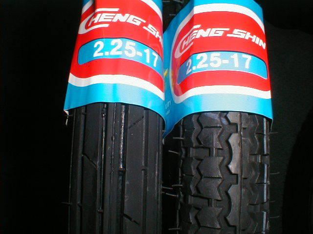 New tires front & rear honda ca100 ca110 s65