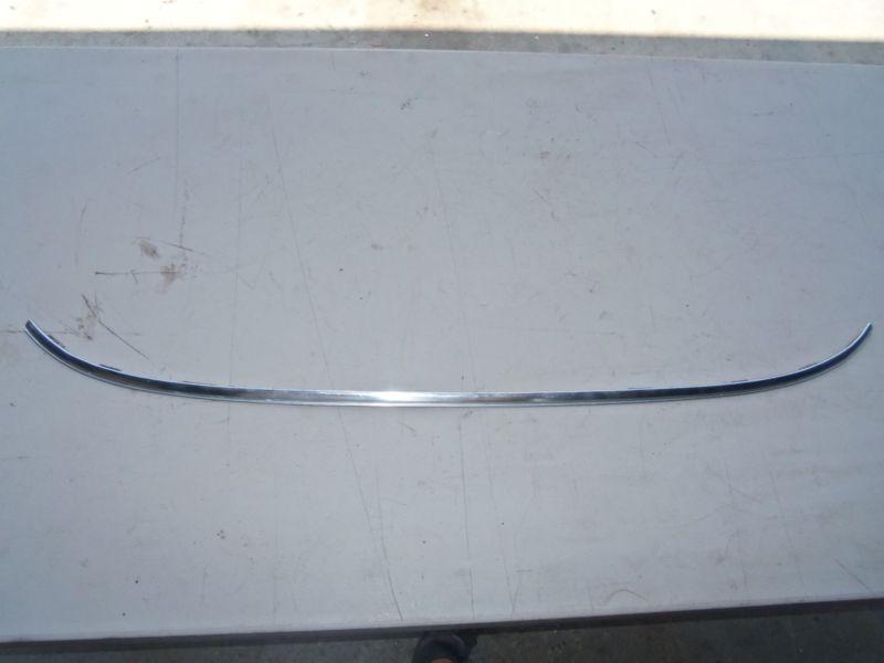 68-76 corvette upper windshield exterior stainless trim moulding