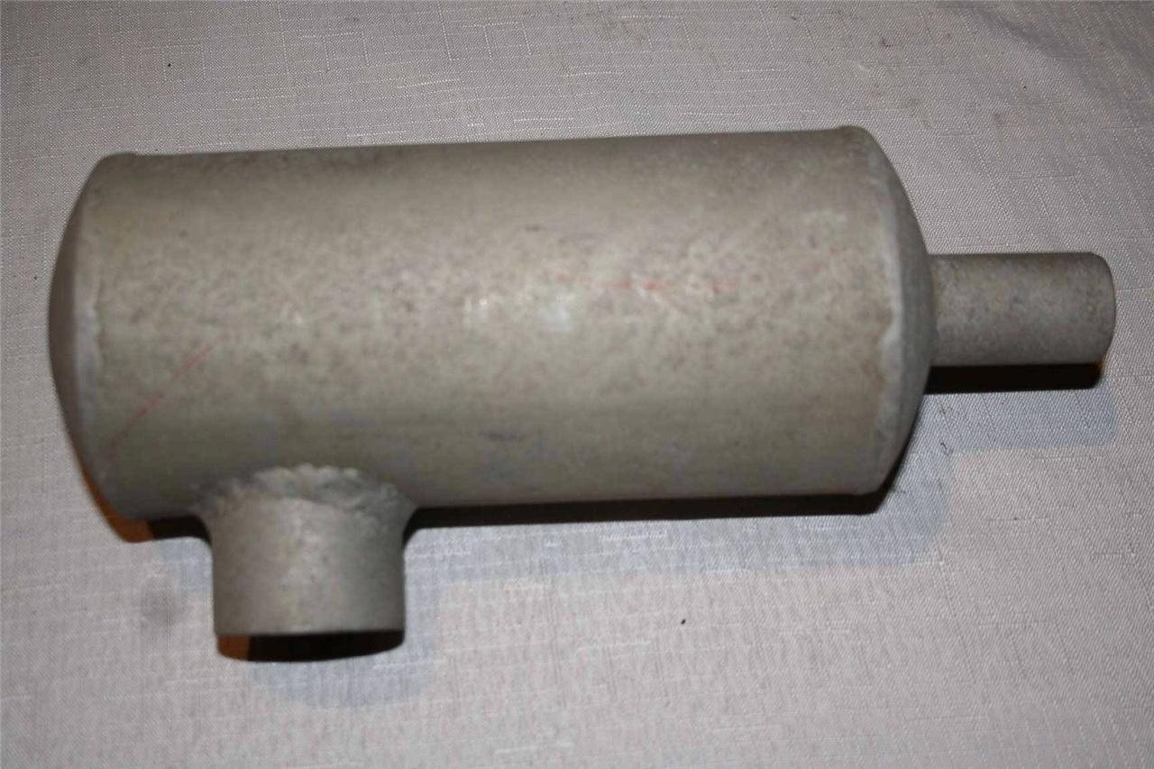 Vintage kart nos triple a muffler exhaust