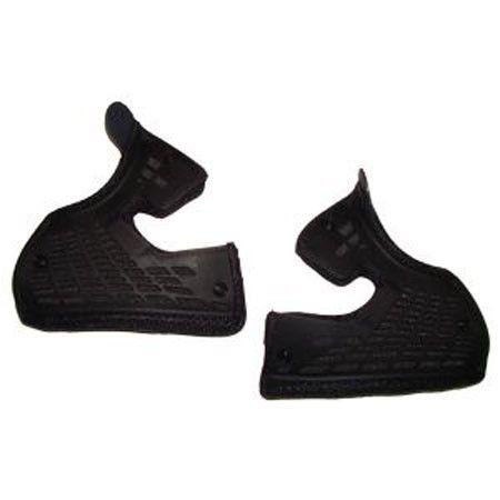 Fox racing v4 helmet cheek pads black 38 mm / 2xl