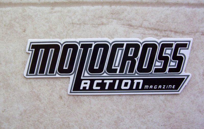  motocross action magazine sticker-new!