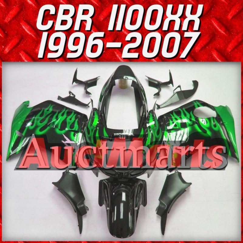 Fit honda cbr1100xx 1100xx super blackbird fairing kit abs plastics c10 j9