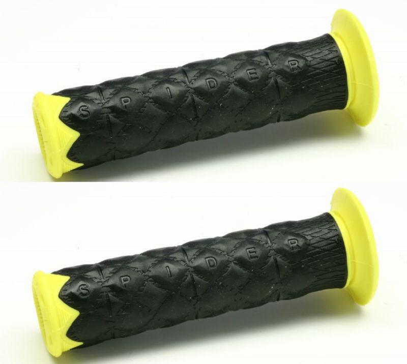 Spider yellow motorcycle grips for honda cb 400 750 900 1000 1100 1979-2011