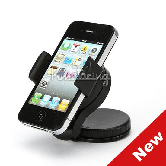 Wow mini universal car mount holder cradle for cell phone pda windshield holder