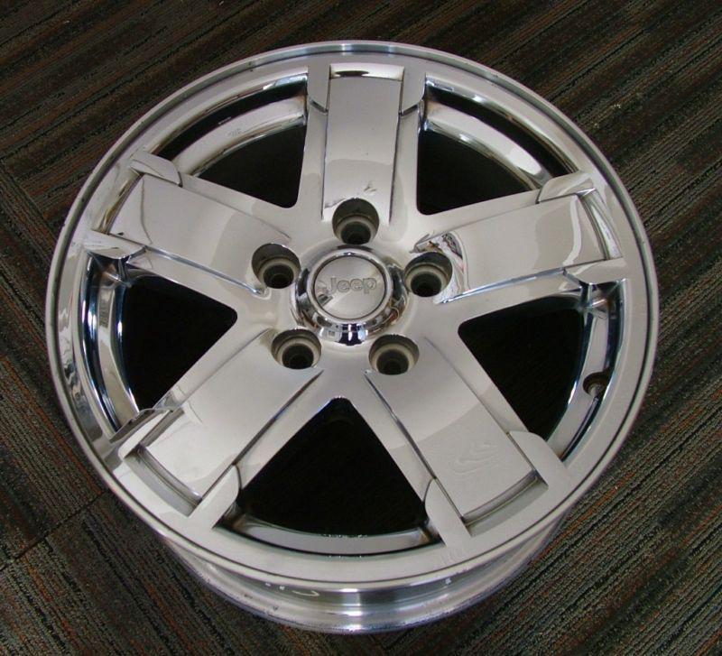 2005-2010 jeep grand cherokee 17" chrome clad wheel