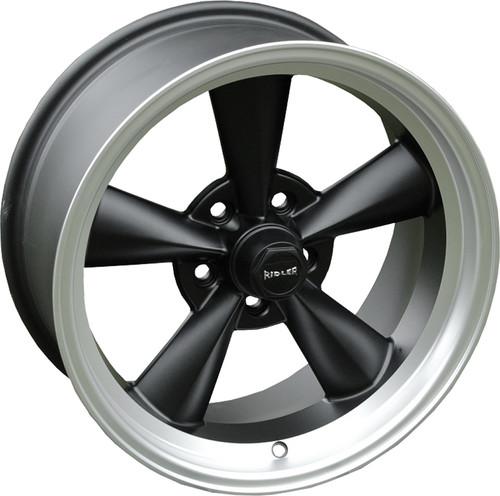 17x9 black ridler style 675 wheels 5x4.75 -5 lifted gmc sonoma 2wd jimmy